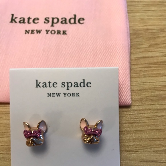 Kate Spade Antoinette Stud Earrings in Pink - Picture 3 of 10